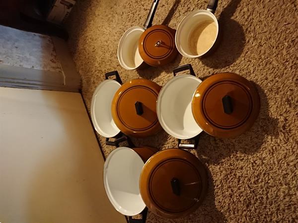 Grote foto pannenset huis en inrichting potten en pannen