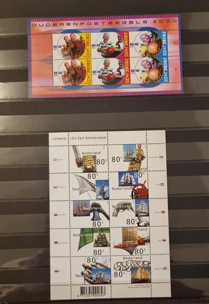 Grote foto blokken nederlandse postzegels jaren 2000 2001 postzegels en munten nederland