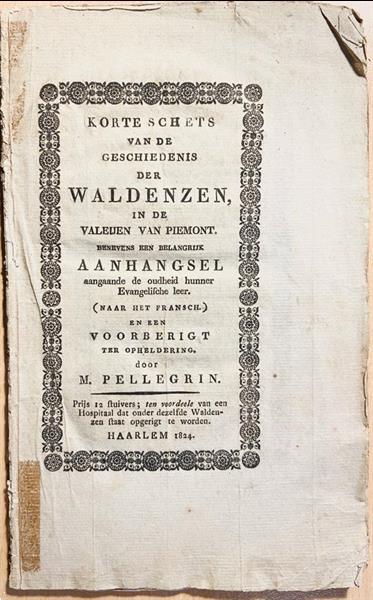 Grote foto korte schets van de geschiedenis der waldenzen in de valeyen boeken overige boeken