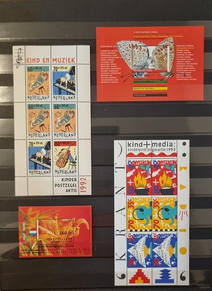 Grote foto blokken nederlandse postzegels jaren 90 postzegels en munten nederland