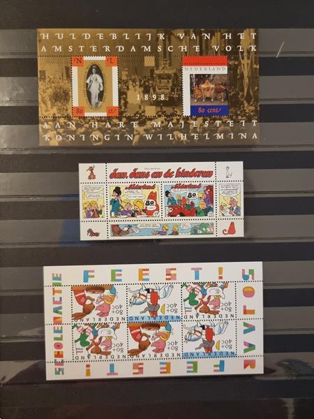 Grote foto blokken nederlandse postzegels jaren 90 postzegels en munten nederland
