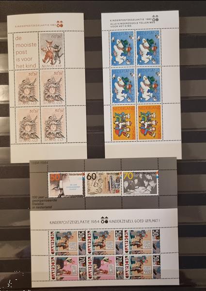 Grote foto blokken nederlandse postzegels jaren 80 postzegels en munten nederland
