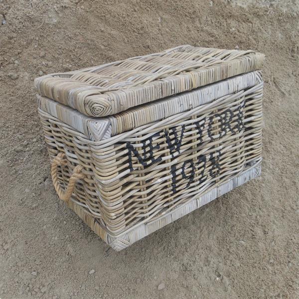 Grote foto rieten kist new york huis en inrichting kisten