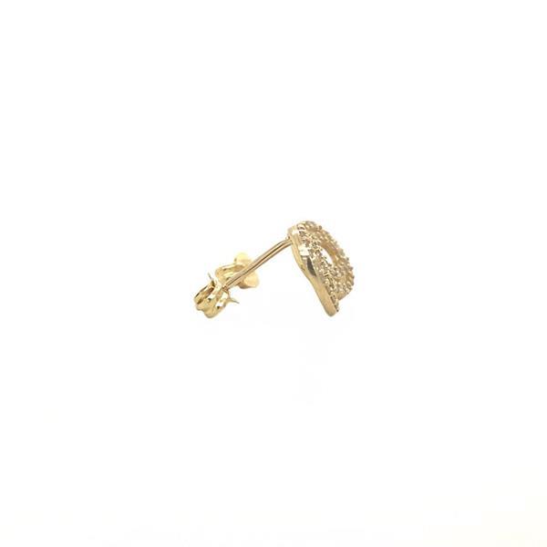 Grote foto gouden oorstekers met zirkonia 14 krt 119.5 sieraden tassen en uiterlijk oorbellen