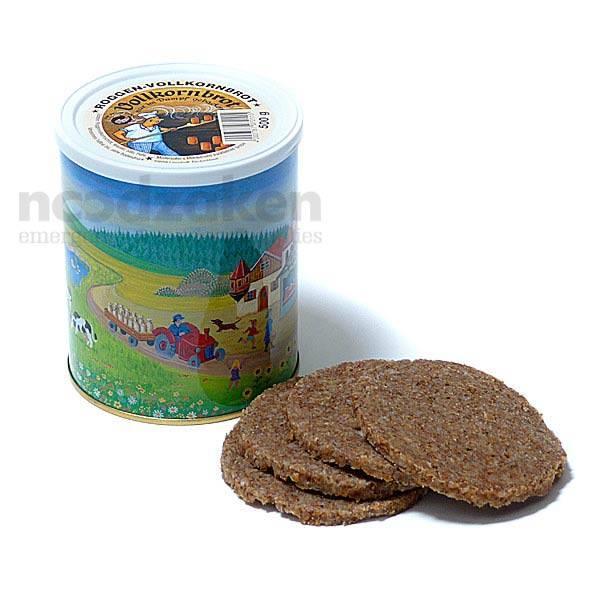 Grote foto volkorenbrood in blik 500g ingeblikt brood diversen overige diversen