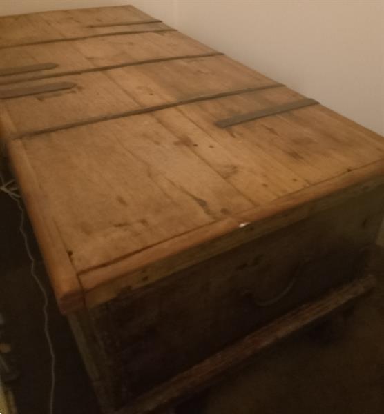 Grote foto antieke dekenkist huis en inrichting tv meubels