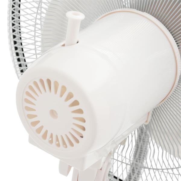 Grote foto vidaxl mistventilator staand met 3 snelheden wit witgoed en apparatuur ventilatoren en airco