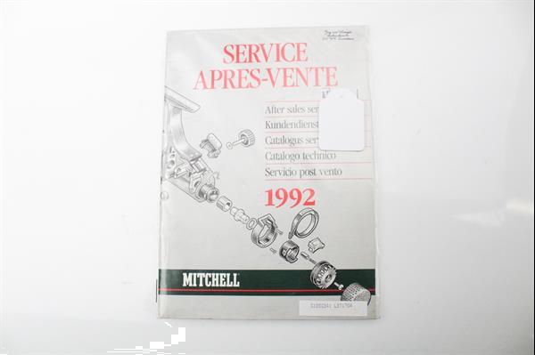 Grote foto mitchell service catalogus 1992 service apres vente aft boeken hobby en vrije tijd
