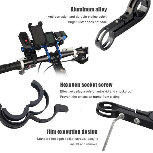 Grote foto drphone ef1 verlengstuk voor fietsstuur 20 cm lang uit motoren overige accessoires