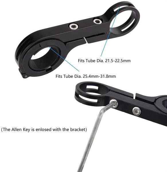 Grote foto drphone ef1 verlengstuk voor fietsstuur 20 cm lang uit motoren overige accessoires