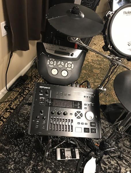 Grote foto roland custom td 50x td 6 vad drumstel muziek en instrumenten percussie