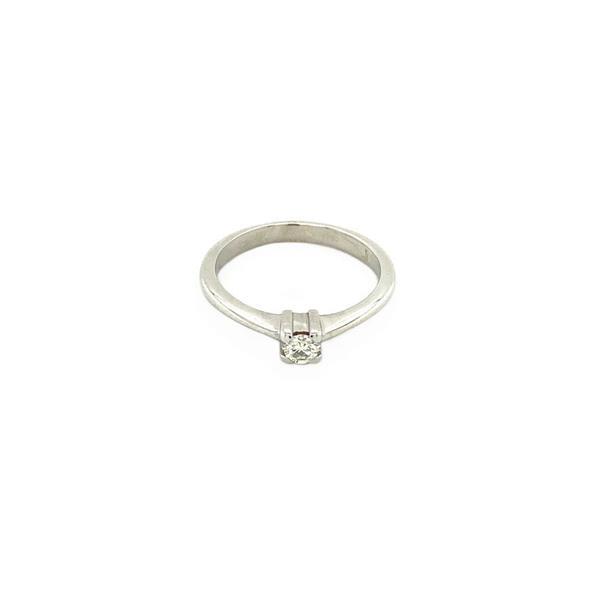Grote foto witgouden solitair ring met diamant 14 krt 397.5 sieraden tassen en uiterlijk ringen voor haar
