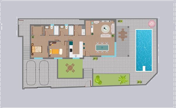 Grote foto 3 slaapkamer villa met priv zwembad modern huizen en kamers nieuw europa
