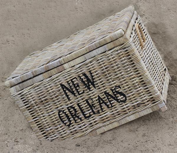 Grote foto rieten kist new orleans huis en inrichting kisten