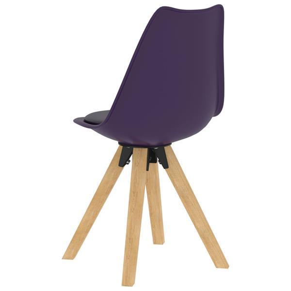 Grote foto vidaxl 5 delige eethoek lila huis en inrichting complete eetkamers