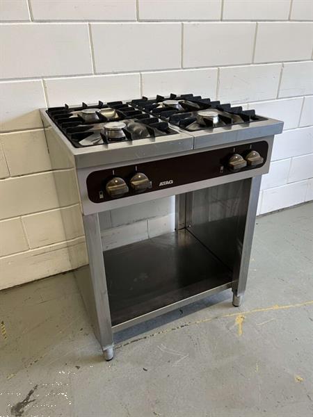 Grote foto rvs atag 4 pits fornuis gasfornuis 70 cm horeca diversen overige diversen