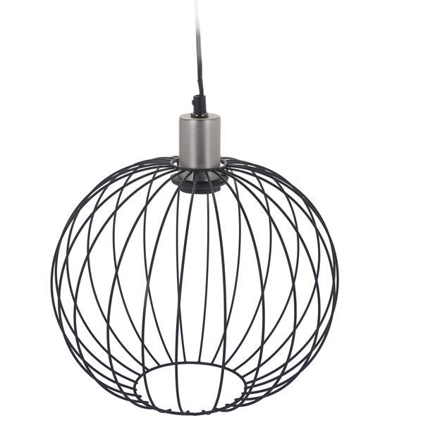 Grote foto hanglamp zwart metaal huis en inrichting hanglampen