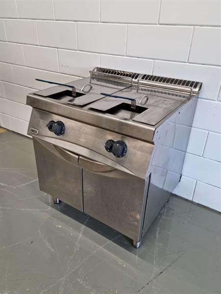 Grote foto rvs zanussi dubbele friteuse frituur 2 x 15 liter 28 kw gas diversen overige diversen
