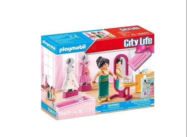 Grote foto playmobil city life 70677 gift set feestelijke modeboetiek kinderen en baby duplo en lego