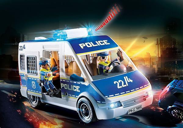 Grote foto playmobil city action 70889 politieauto met licht en geluid kinderen en baby duplo en lego