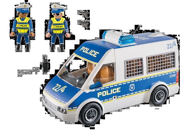 Grote foto playmobil city action 70889 politieauto met licht en geluid kinderen en baby duplo en lego