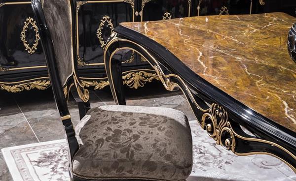 Grote foto woiss klassieke barok zwart woonkamer meubel huis en inrichting overige