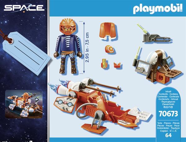 Grote foto playmobil space 70673 gift set space speeder kinderen en baby duplo en lego
