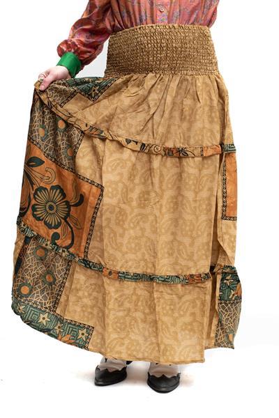 Grote foto sari rok l xl kleding dames jurken en rokken
