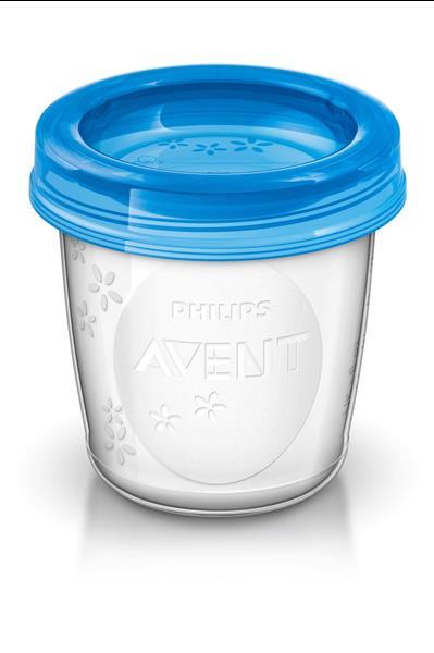 Grote foto philips avent bewaarbekers voor moedermelk 180ml 5 stu kinderen en baby dekens en slaapzakjes