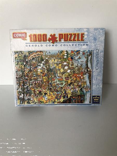 Grote foto puzzel crazy bbq 100 stukjes gerold como collection kinderen en baby puzzels