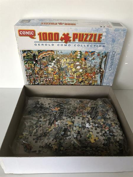 Grote foto puzzel crazy bbq 100 stukjes gerold como collection kinderen en baby puzzels