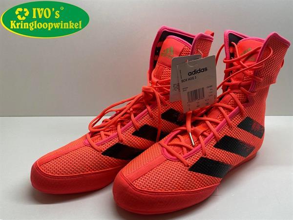 Grote foto adidas boks schoenen box hog 3 zalmroze maat 41 unisex kleding dames schoenen