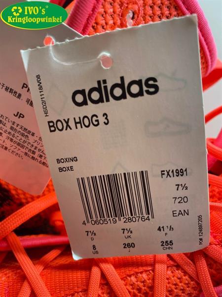 Grote foto adidas boks schoenen box hog 3 zalmroze maat 41 unisex kleding dames schoenen