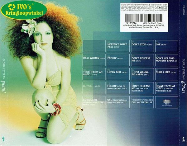 Grote foto cd gloria estefan gloria 1998 muziek en instrumenten cds minidisks cassettes