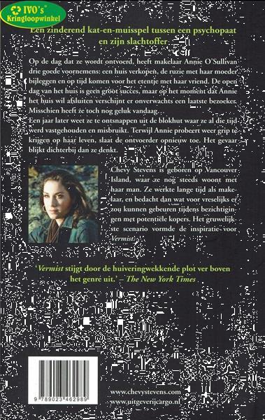 Grote foto boek vermist chevy stevens 2010 paperback boeken thrillers