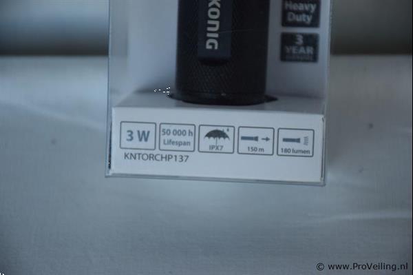 Grote foto online veiling konig led zaklamp type kntorchp137 caravans en kamperen kampeertoebehoren