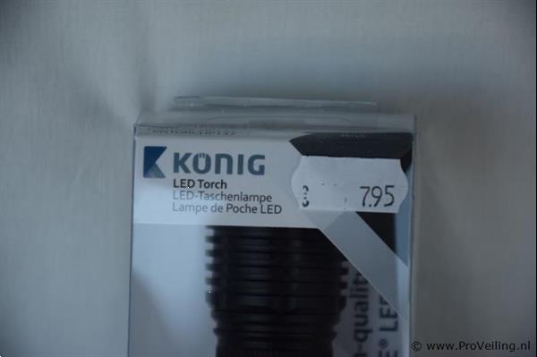 Grote foto online veiling konig led zaklamp type kntorchp137 caravans en kamperen kampeertoebehoren