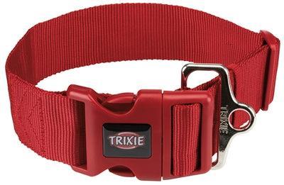 Grote foto trixie halsband hond premium rood dieren en toebehoren toebehoren