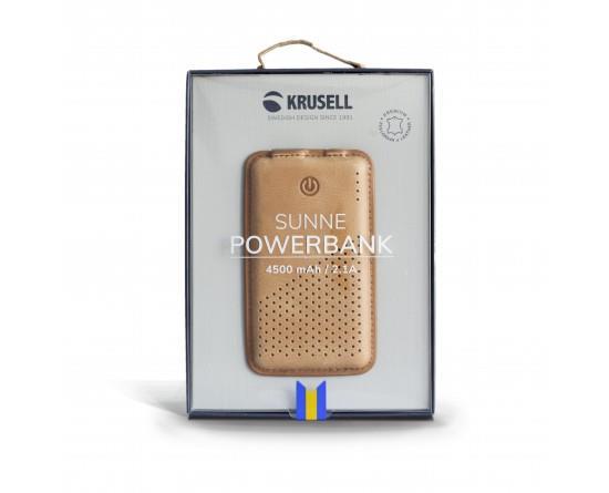Grote foto krusell sunne power bank vintage nude 4.500 mah telecommunicatie batterijen en accu