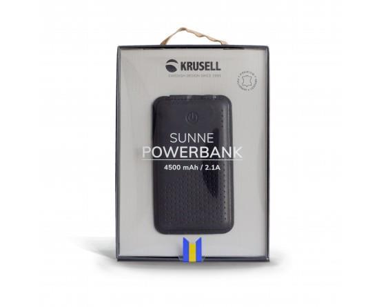 Grote foto krusell sunne power bank vintage black 4.500 mah telecommunicatie batterijen en accu
