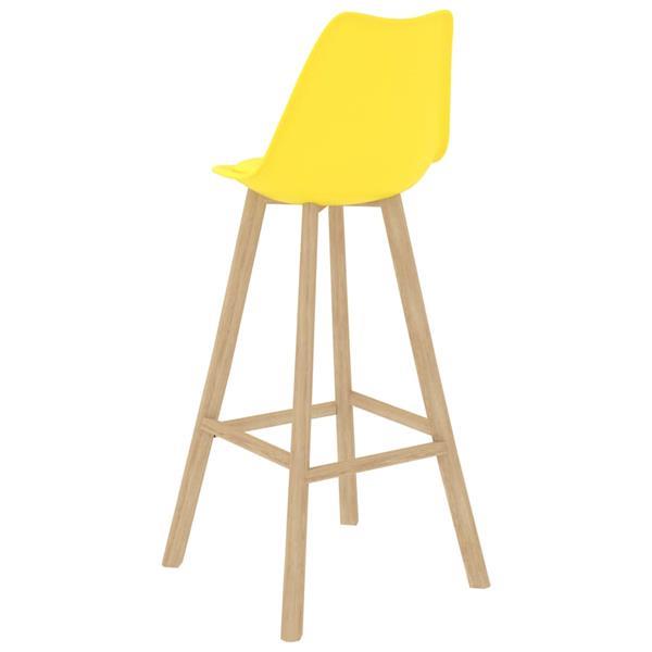 Grote foto vidaxl 5 delige barset geel huis en inrichting complete eetkamers