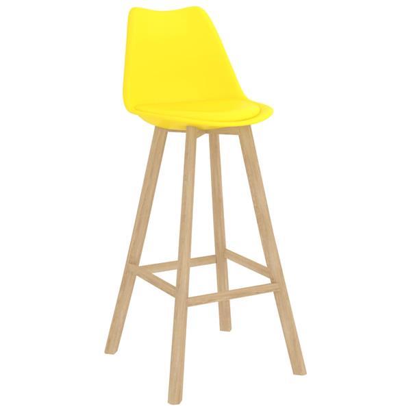 Grote foto vidaxl 5 delige barset geel huis en inrichting complete eetkamers