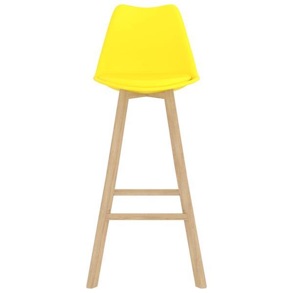 Grote foto vidaxl 5 delige barset geel huis en inrichting complete eetkamers