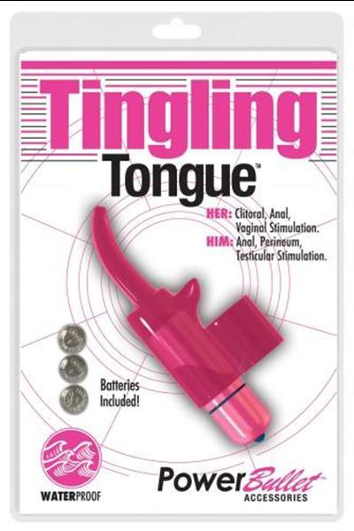 Grote foto tingling tongue bullet vinger vibrator roze erotiek vibrators