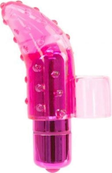 Grote foto frisky vinger vibrator met bullet roze erotiek vibrators