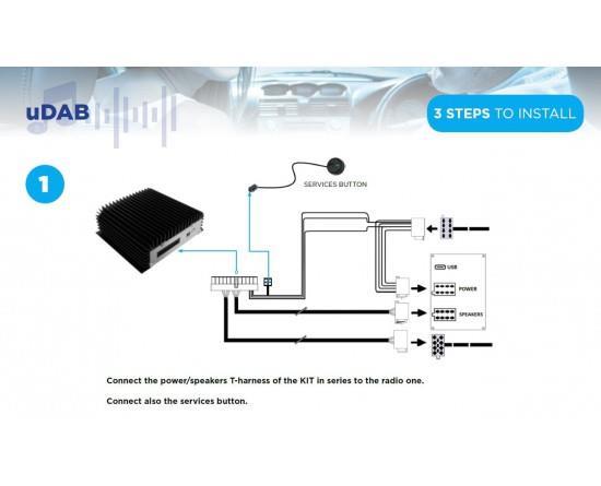 Grote foto udab module dab dab via usb zonder accessoires auto onderdelen navigatie systemen en cd