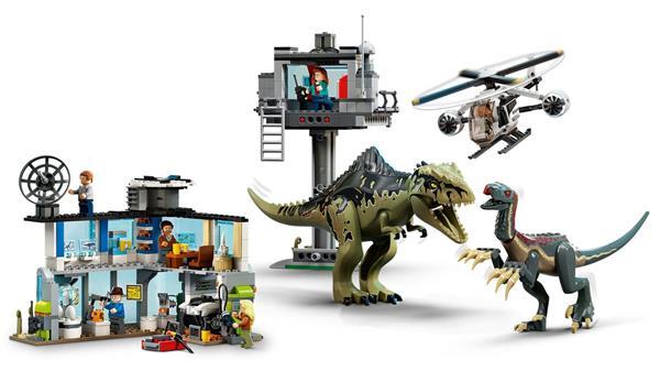 Grote foto lego jurassic world 76949 giganotosaurus therizinosaurus a kinderen en baby duplo en lego