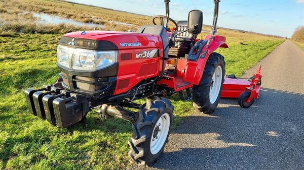 Grote foto mitsubishi mt 36 compacttractor 238 uren agrarisch tractoren