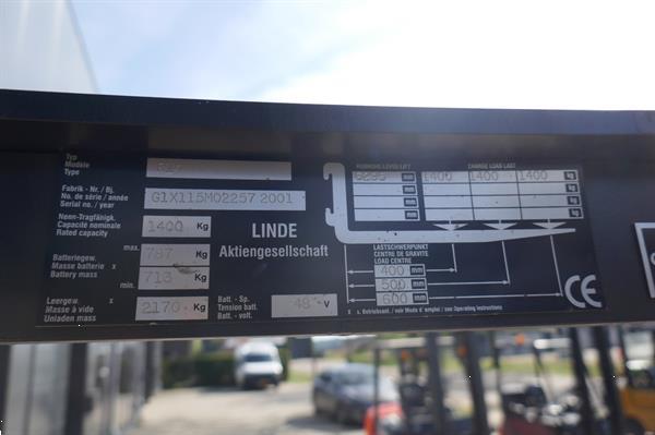 Grote foto vs 20709 elektrische reachtruck linde r14 6255mm doe het zelf en verbouw hefwerktuigen