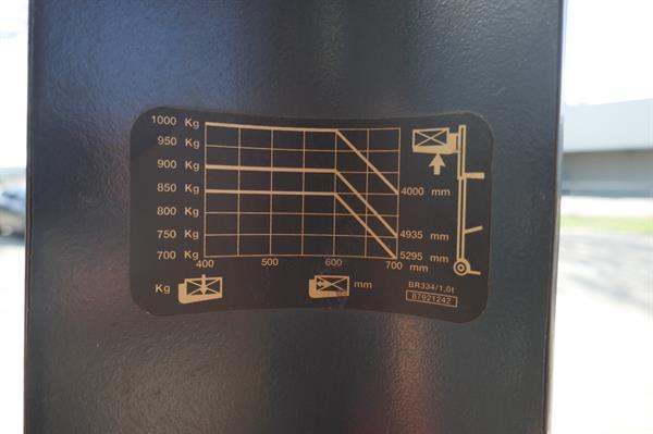 Grote foto vs 20705 elektrische meerijd stapelaar linde 4895mm sideshift doe het zelf en verbouw hefwerktuigen